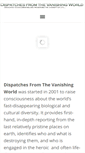 Mobile Screenshot of dispatchesfromthevanishingworld.com